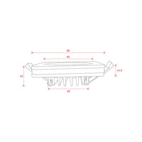 Lampada Incasso Phanton Alluminio Bianco Led Integrato 7W Ip20