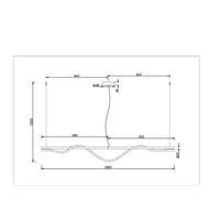 Lampadario A Sospensione Moderno Tau Alluminio Oro Luce Led 21W