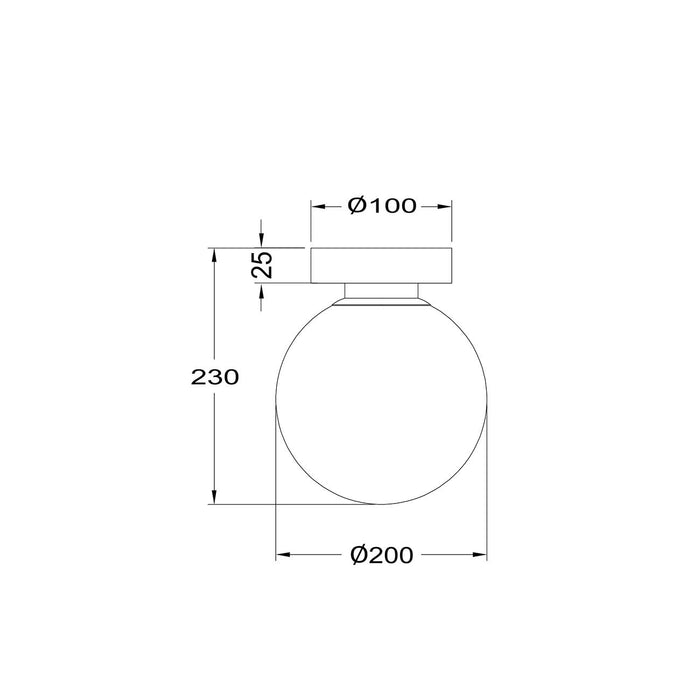 Applique Contemporanea Basic Form Gree Metallo Oro 1 Luce