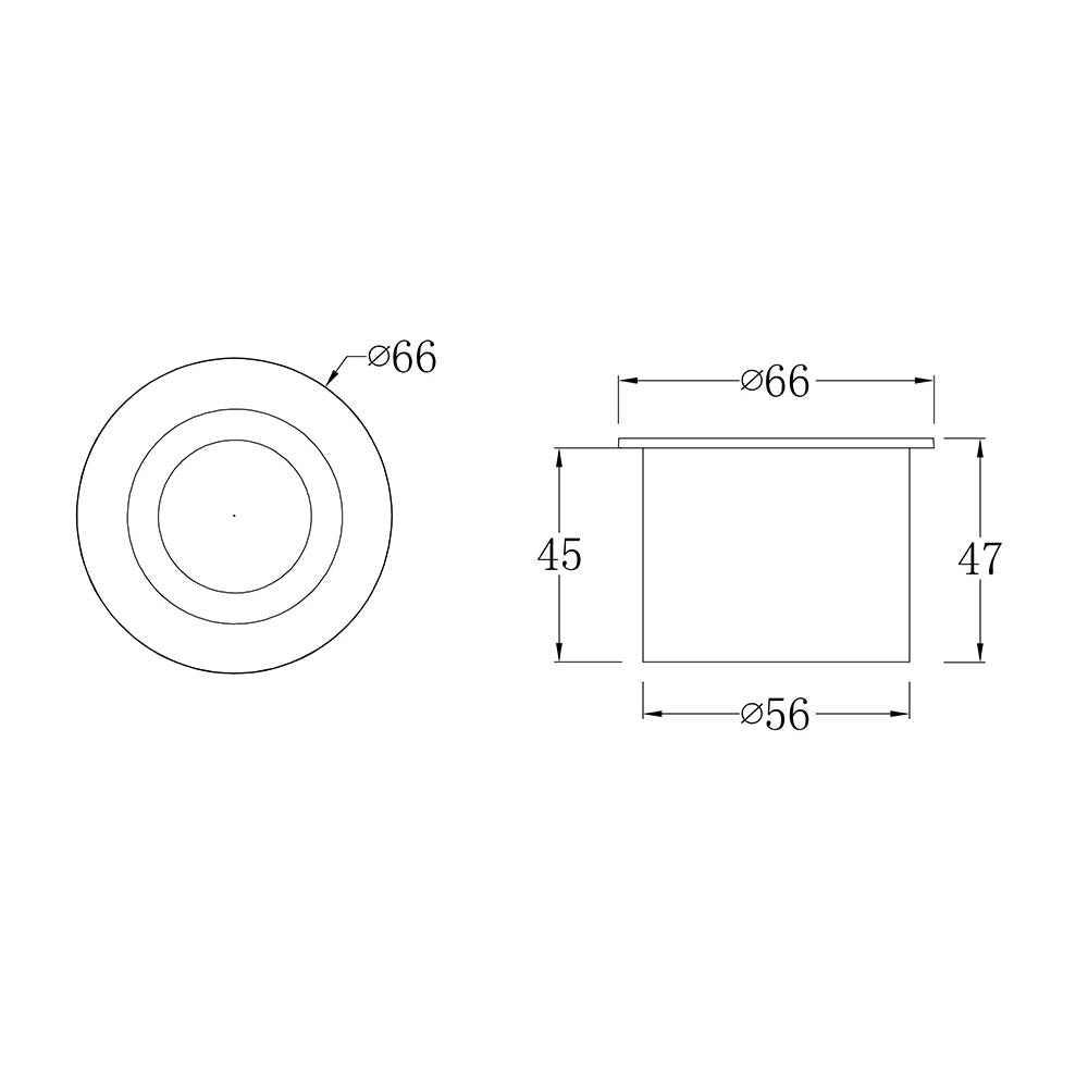 Segnapasso Da Esterno Moderno Limo Led Integrato 3W Alluminio Nero Ip65