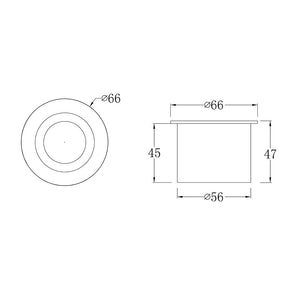 Segnapasso Da Esterno Moderno Limo Led Integrato 3W Alluminio Nero Ip65