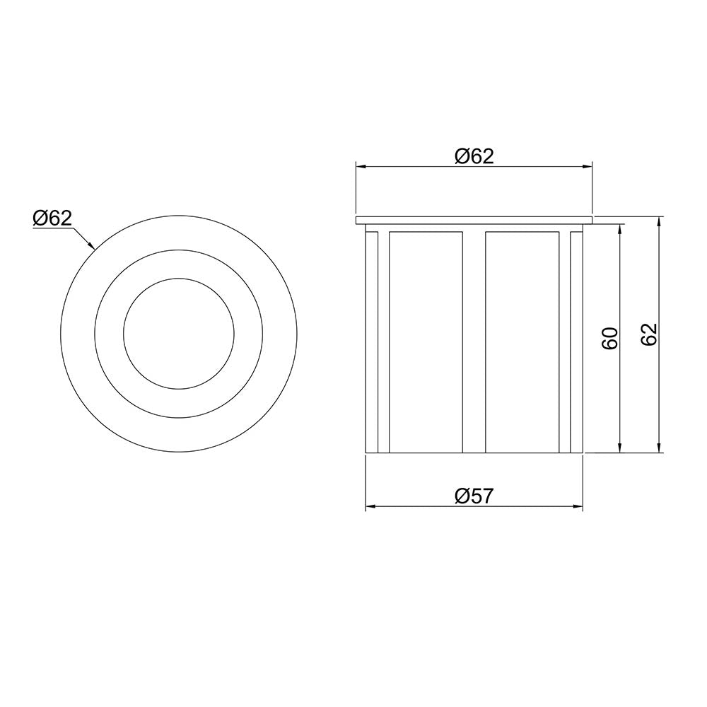 Segnapasso Da Esterno Moderno Limo Led Integrato 3W Alluminio Bianco Ip65