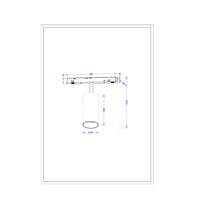 Faretto Per Binari Focus Led Alluminio Nero Led Integrato 20W Ip20