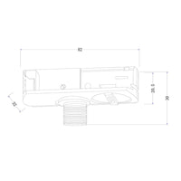 Connettore Per Binari Unity Plastica Nero Ip20