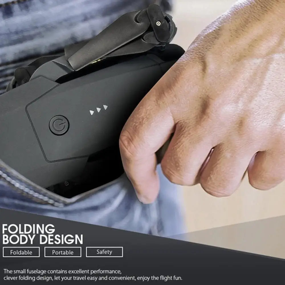 Drone Pieghevole con Doppia Fotocamera 1080 P