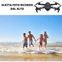 Drone Pieghevole con Doppia Fotocamera 1080 P