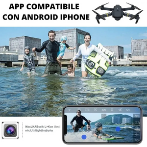 Drone Pieghevole con Doppia Fotocamera 1080 P