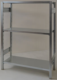 Scaffalatura in ferro per magazzino Zincata cm 100x40x150h