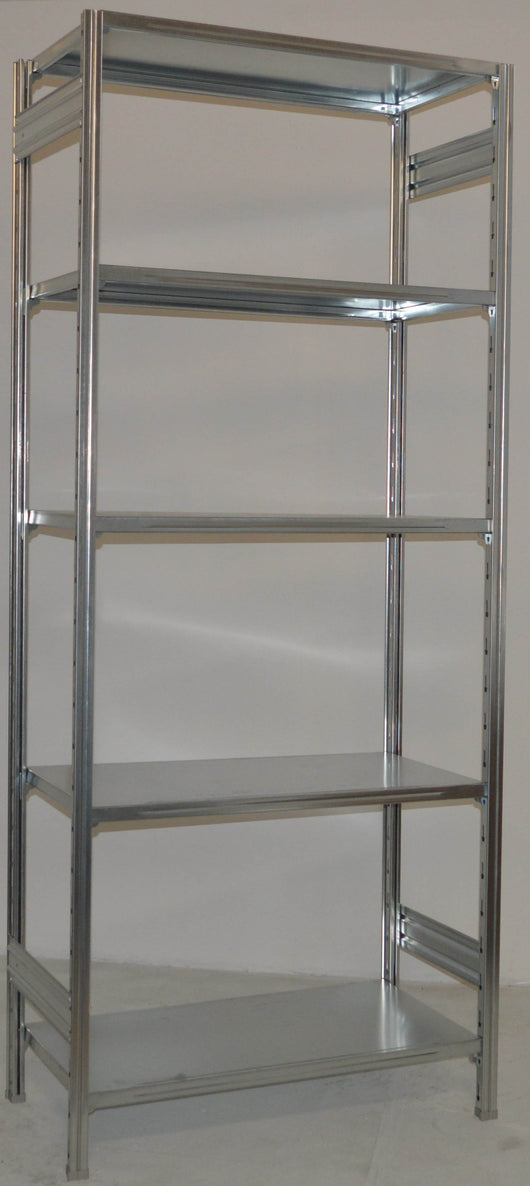 Scaffalatura metallica da magazzino Zincata cm. 100x50x242h