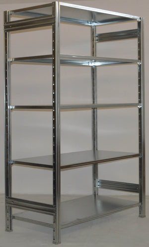 SCAFFALATURA da magazzino Zincata cm. 120x50x242h