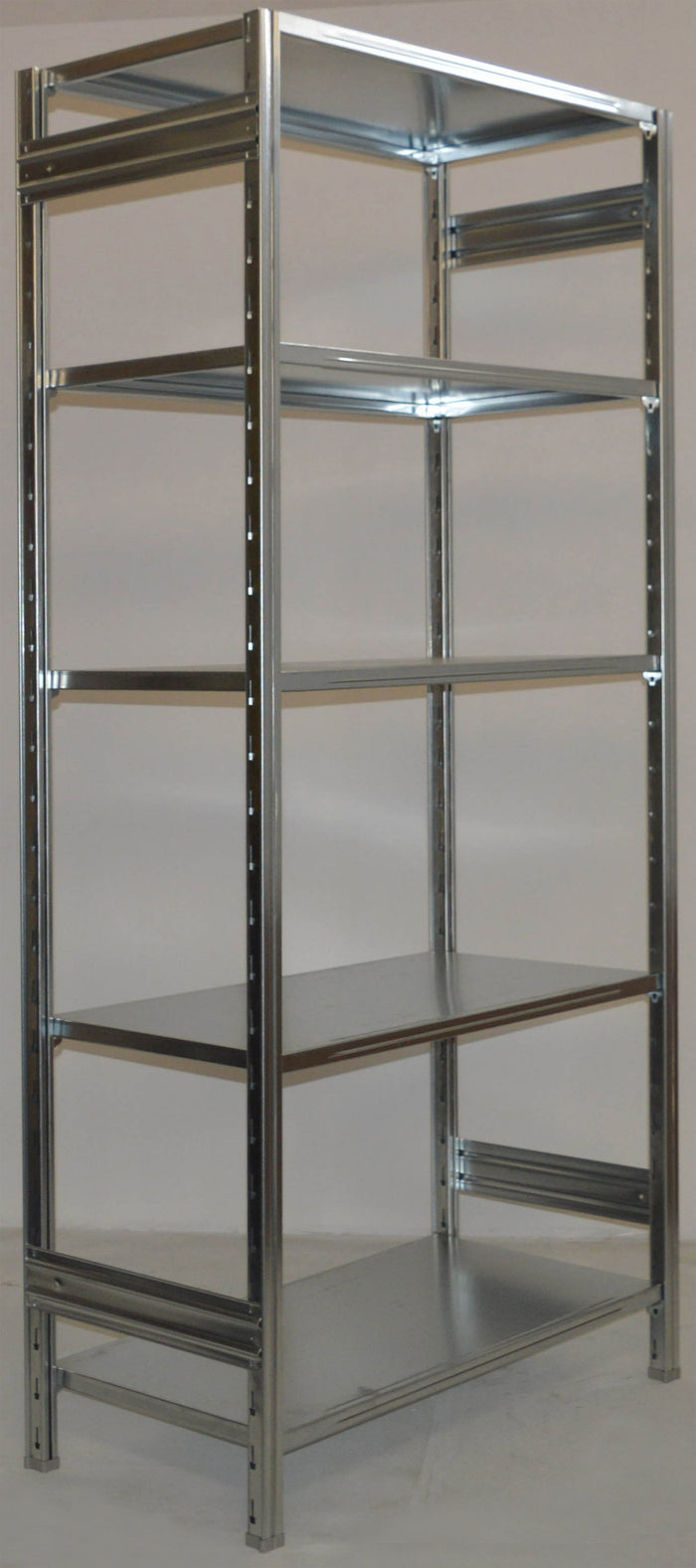 SCAFFALATURA metallica da magazzino Zincata cm. 80x80x242h