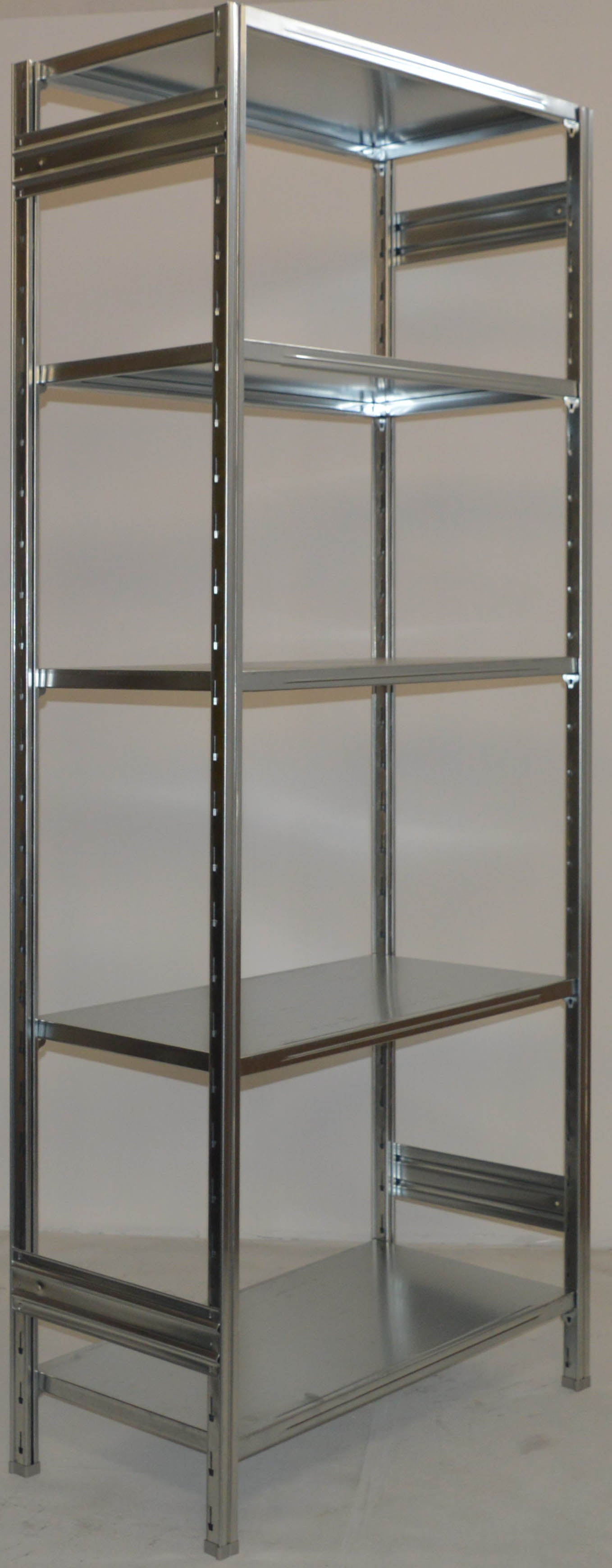 Scaffalatura metallica da magazzino Zincata cm. 100x50x242h