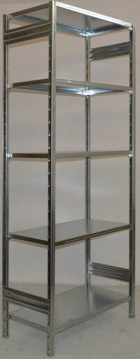 Scaffalatura metallica da magazzino Zincata cm. 100x50x242h