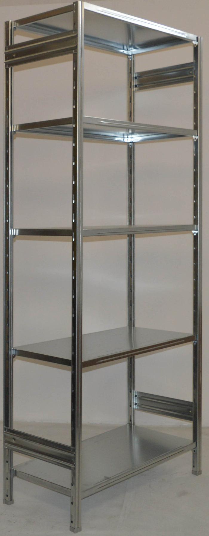 Scaffalatura metallica da magazzino Zincata cm. 100x50x242h