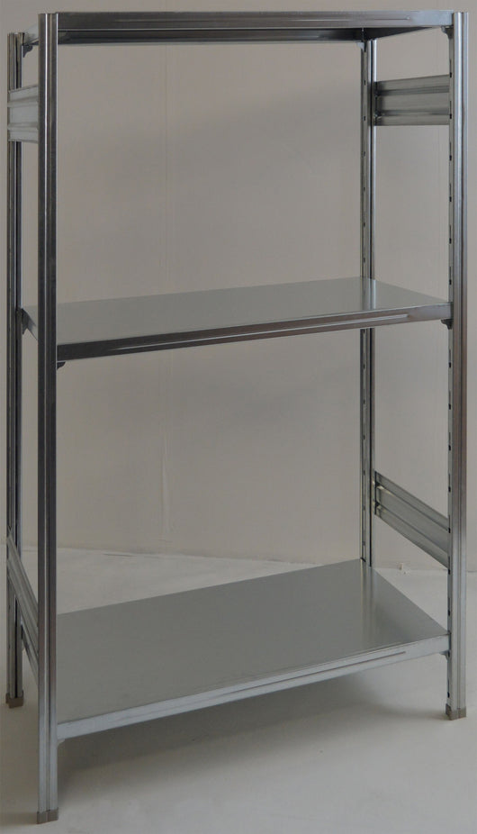 SCAFFALATURA metallica da magazzino Zincata cm. 91x80x150h