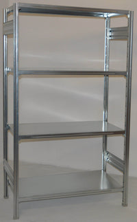 Scaffalatura in ferro da magazzino Zincata cm. 100x40x200h