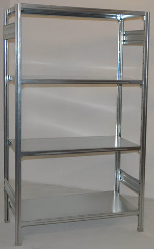 Scaffalatura in ferro da magazzino Zincata cm. 100x40x200h