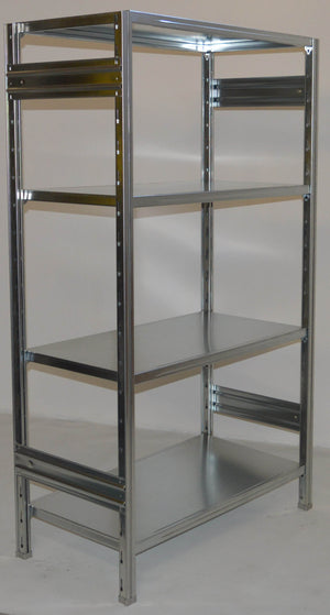 Scaffalatura in ferro da magazzino Zincata cm. 100x40x200h