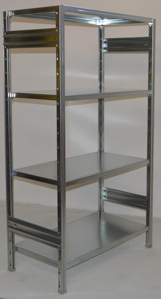 Scaffalatura in ferro da magazzino Zincata cm. 100x40x200h