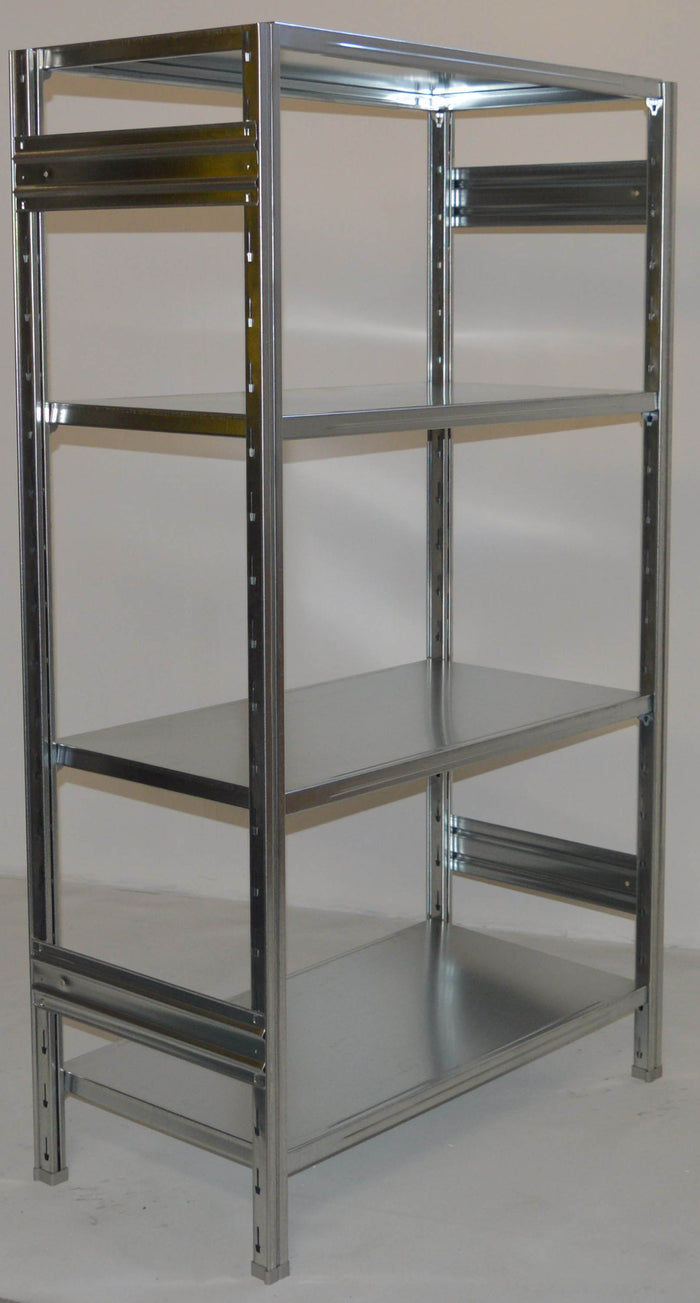 Scaffalatura in ferro da magazzino Zincata cm. 100x40x200h