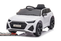 Auto Macchina Elettrica Per Bambini Audi RS6 12V-Bianco