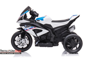 Moto Elettrica per Bambini BMW HP4 Race 12V - 3 Ruote-Bianco