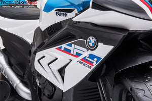 Moto Elettrica per Bambini BMW HP4 Race 12V - 3 Ruote-Bianco