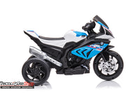 Moto Elettrica per Bambini BMW HP4 Race 12V - 3 Ruote-Blu