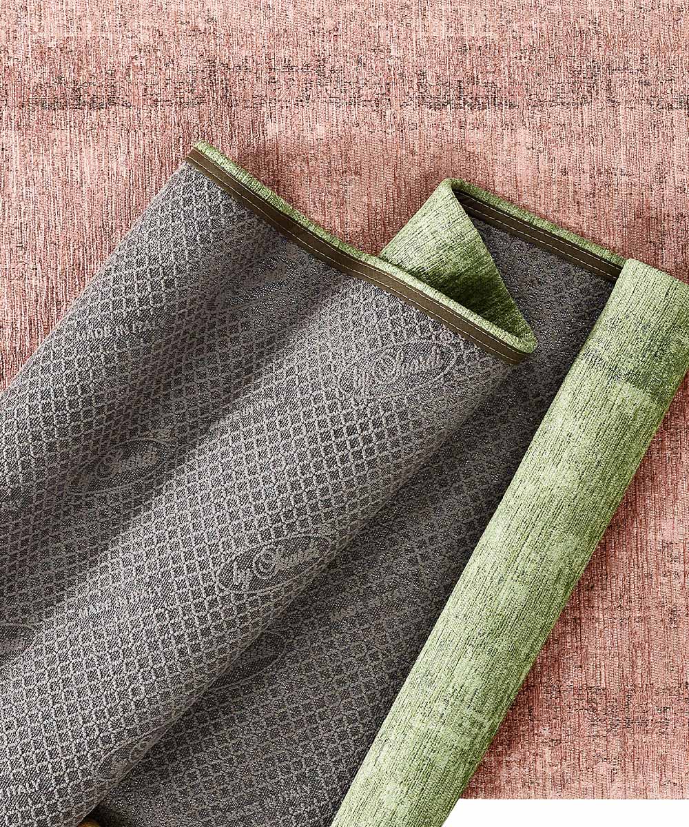 Tappeto moderno DUBLINO GRIGIO elegante cornice tinta unita, passatoia cucina multiuso lavabile antiscivolo cm.55x140