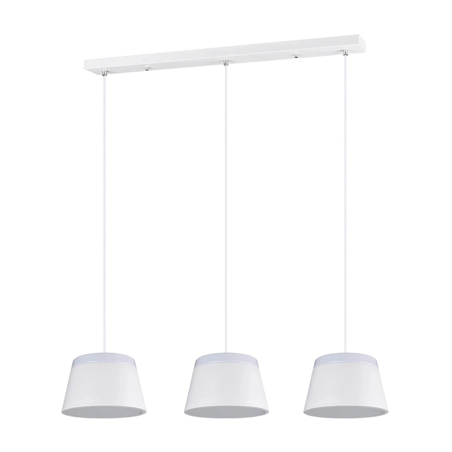 LÚZETE - DUQUESA LAMPADA DA SOFFITTO A 3 LUCI IN METALLO BIANCO