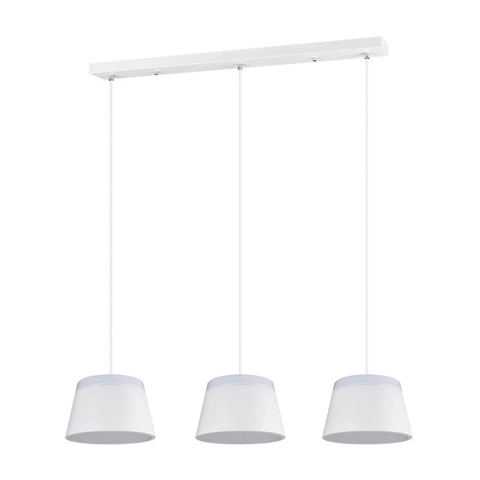 LÚZETE - DUQUESA LAMPADA DA SOFFITTO A 3 LUCI IN METALLO BIANCO