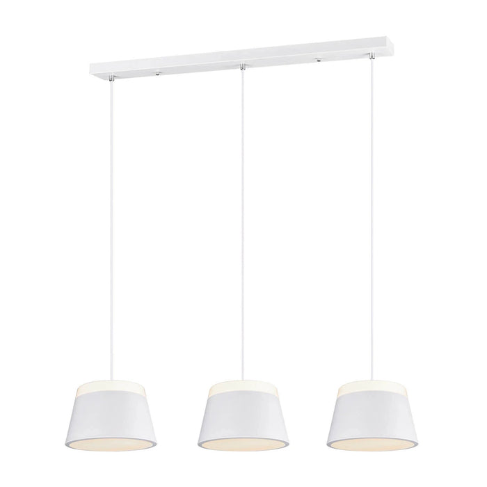 LÚZETE - DUQUESA LAMPADA DA SOFFITTO A 3 LUCI IN METALLO BIANCO