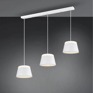 LÚZETE - DUQUESA LAMPADA DA SOFFITTO A 3 LUCI IN METALLO BIANCO