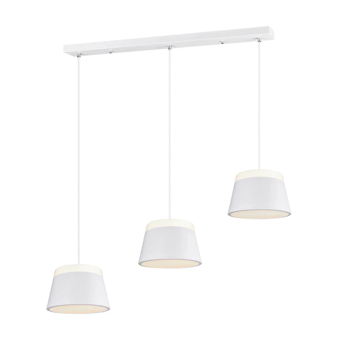 LÚZETE - DUQUESA LAMPADA DA SOFFITTO A 3 LUCI IN METALLO BIANCO