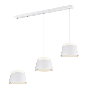 LÚZETE - DUQUESA LAMPADA DA SOFFITTO A 3 LUCI IN METALLO BIANCO