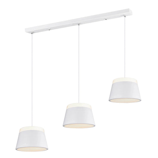 LÚZETE - DUQUESA LAMPADA DA SOFFITTO A 3 LUCI IN METALLO BIANCO
