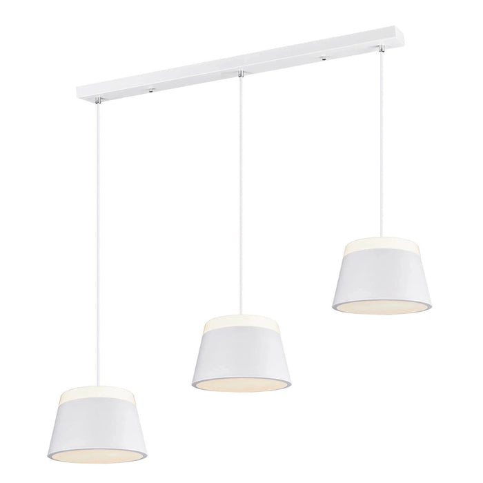 LÚZETE - DUQUESA LAMPADA DA SOFFITTO A 3 LUCI IN METALLO BIANCO