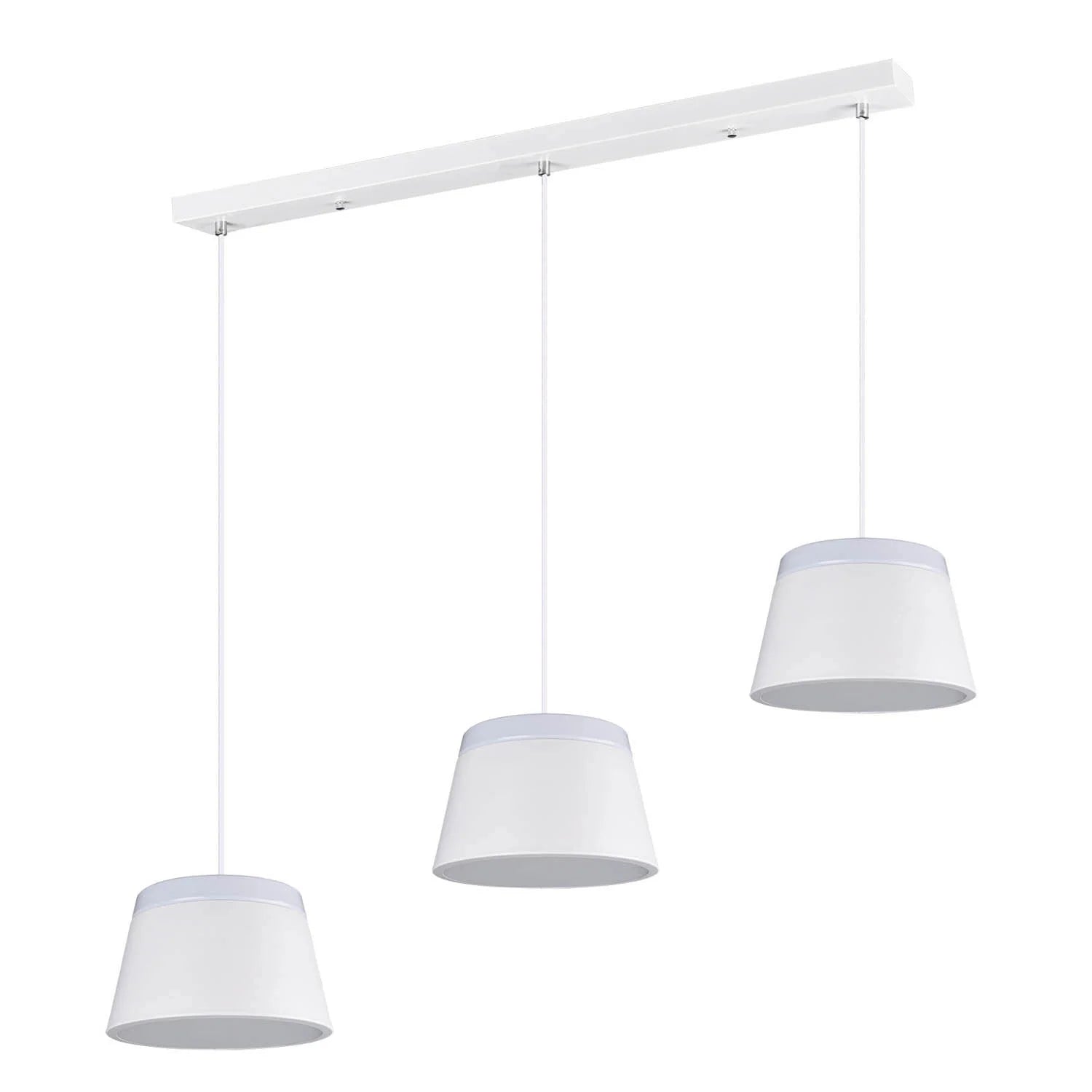 LÚZETE - DUQUESA LAMPADA DA SOFFITTO A 3 LUCI IN METALLO BIANCO