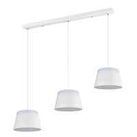 LÚZETE - DUQUESA LAMPADA DA SOFFITTO A 3 LUCI IN METALLO BIANCO