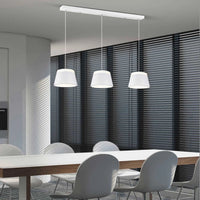 LÚZETE - DUQUESA LAMPADA DA SOFFITTO A 3 LUCI IN METALLO BIANCO