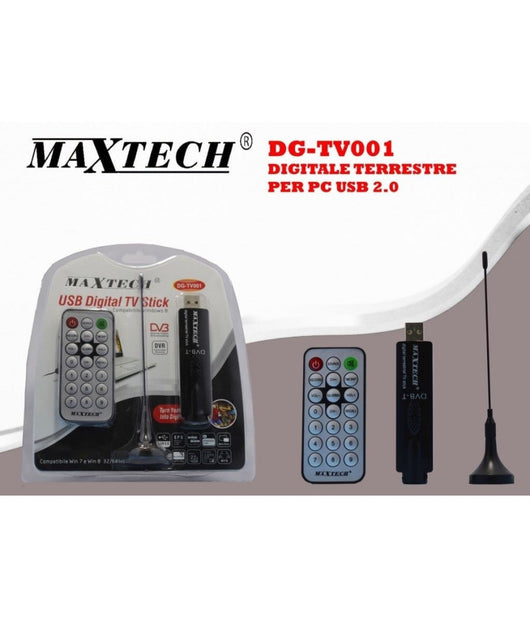 Dvb Tv Usb Mini Digitale Terrestre Registratore Pc Desktop Notebook Coassiale         