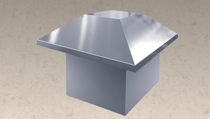 KUBIC MOTORE PER ESTERNO - cm 46x42 â€“ Inox - 1.000 m3/h