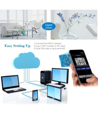 Dvr 8 Canali 1080p Ibrido Ahd/onvif Ip/analogico/tvi/cvi/dvr Videosorveglianza         