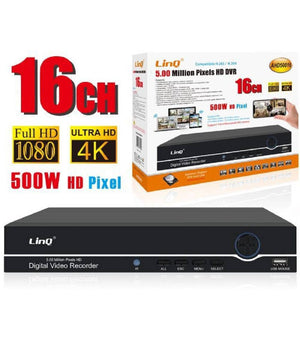 Dvr Digital Video Recorder 16 Canali 5mpx Ahd Full Hd 1080p 4k 500w Ahd50016         