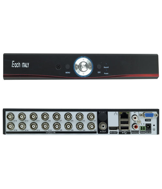 Dvr Nvr Ahd Videosorveglianza Hdmi Vga Lan 4 8 16 Ch H264 Lan Onvif P2p A/v 960h         