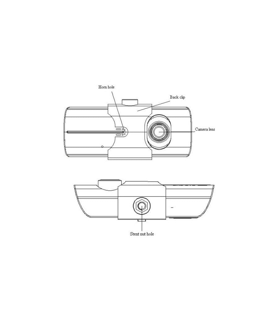 Dvr Per Veicoli Auto Con Doppia Camera Frontale E Posteriore Con Sensore Gps         