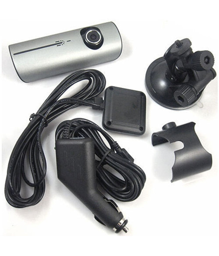 Dvr Per Veicoli Auto Con Doppia Camera Frontale E Posteriore Con Sensore Gps         