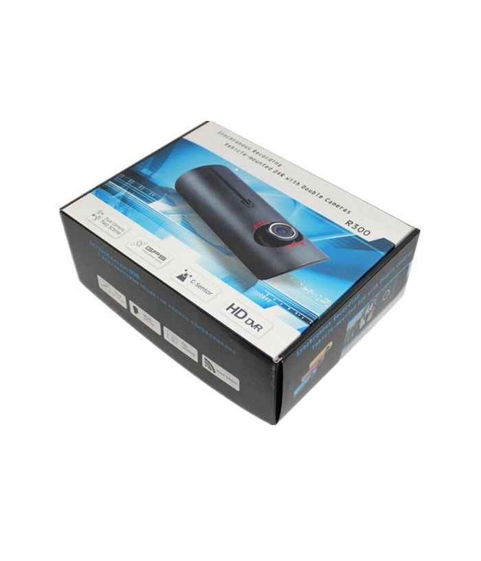 Dvr Per Veicoli Auto Con Doppia Camera Frontale E Posteriore Con Sensore Gps         