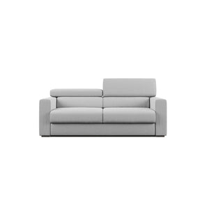 Dylan Divano con pouf estraibile 188 cm grigio