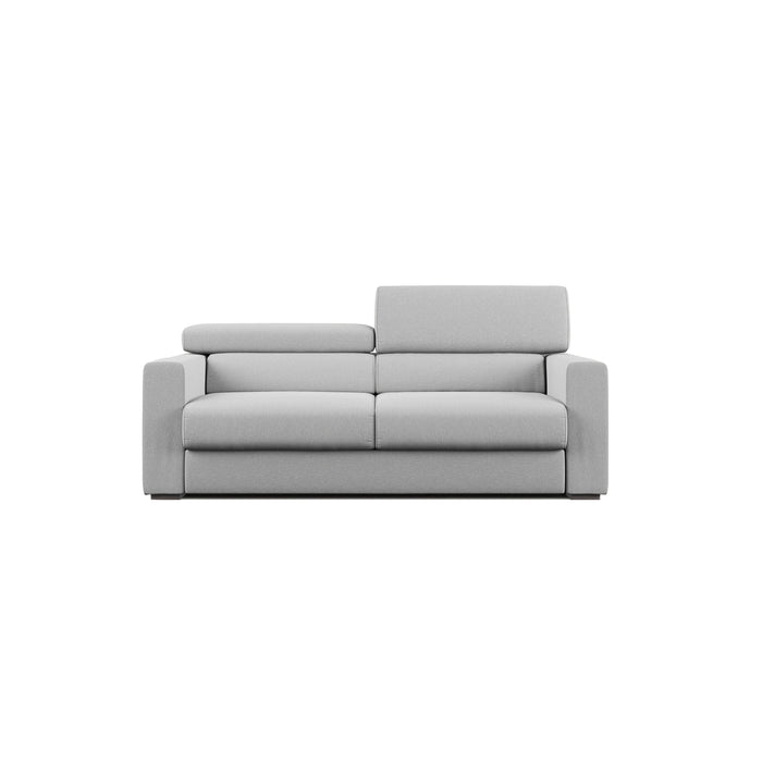 Dylan Divano con pouf estraibile 188 cm grigio